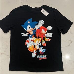 Old Navy Black Sonic Kids T-Shirt